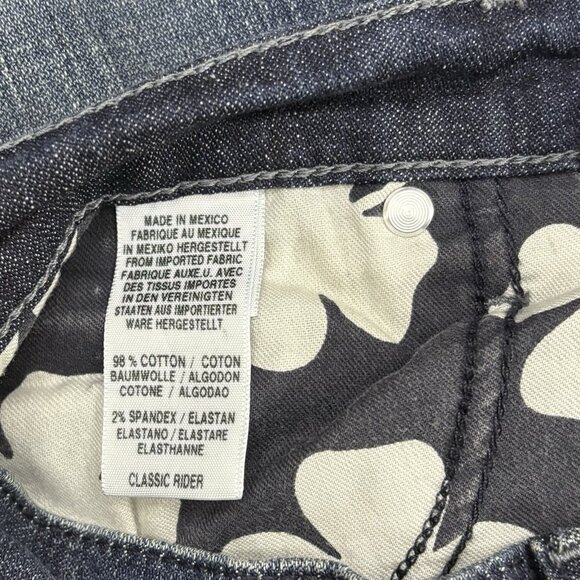 Lucky Brand Classic Rider Bootcut Jeans 6/28 Women’s Dark Wash, Mid-Rise Vintage - Picture 15 of 16